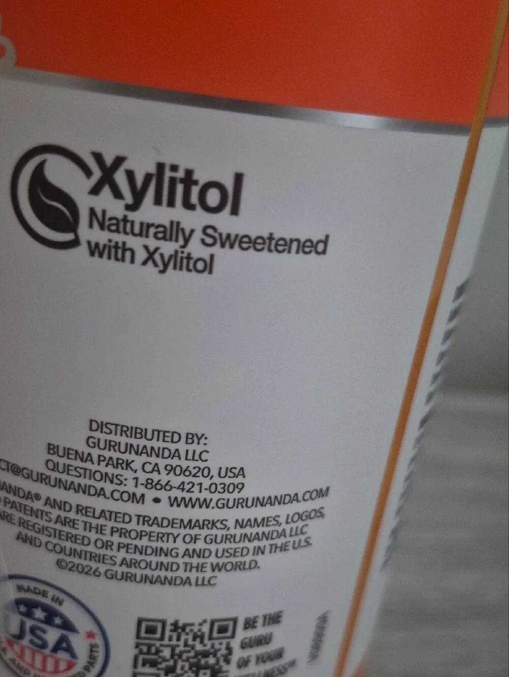 Orange Dry Mouth Oral Rinse - Alcohol & Fluoride Free